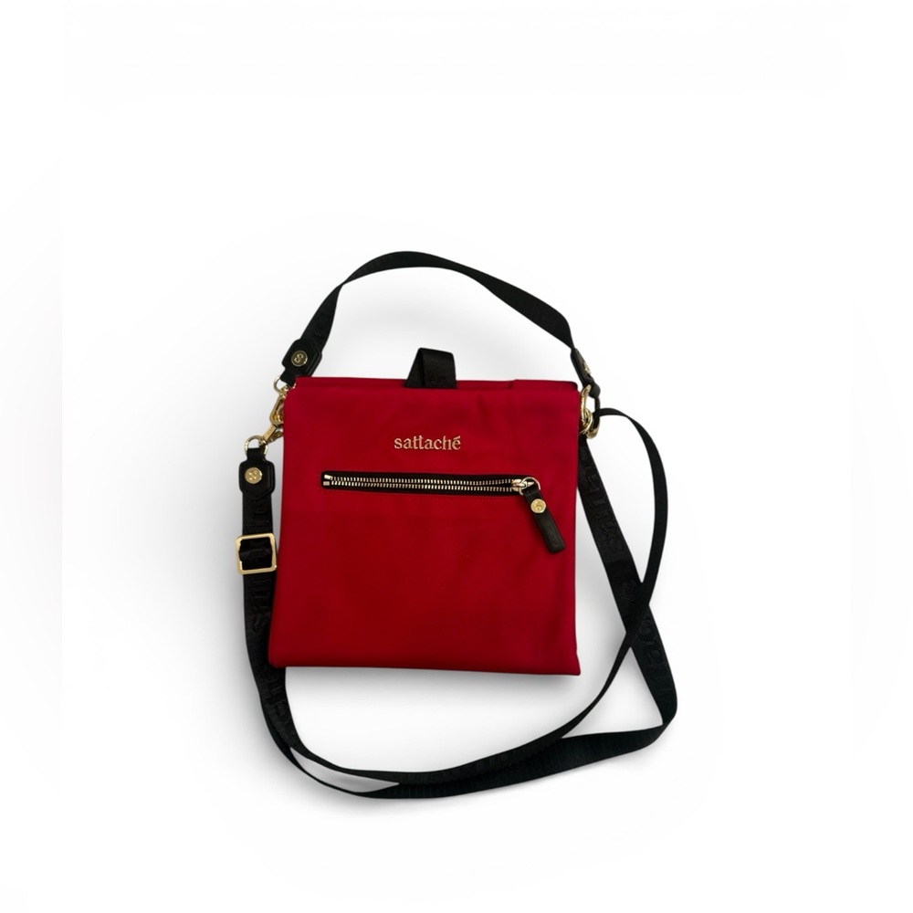 Red Sattache Crossbody Bag - Picture 4 of 16